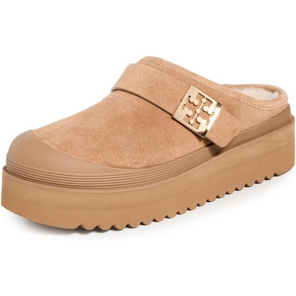 Tory Burch Shoes - Women's Mellow Shearling Platform Mules